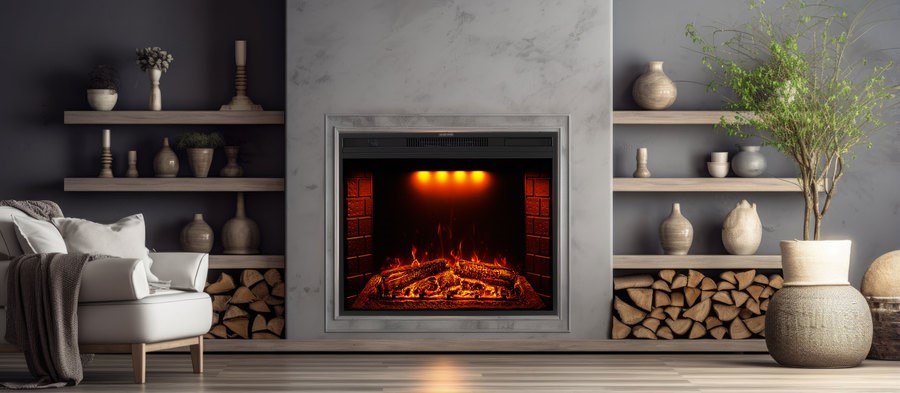 Широкий очаг 2D Royal Flame Emerald 23 RF