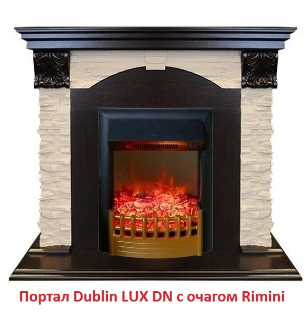 Классический портал для камина Real-Flame Dublin LUX STD/EUG