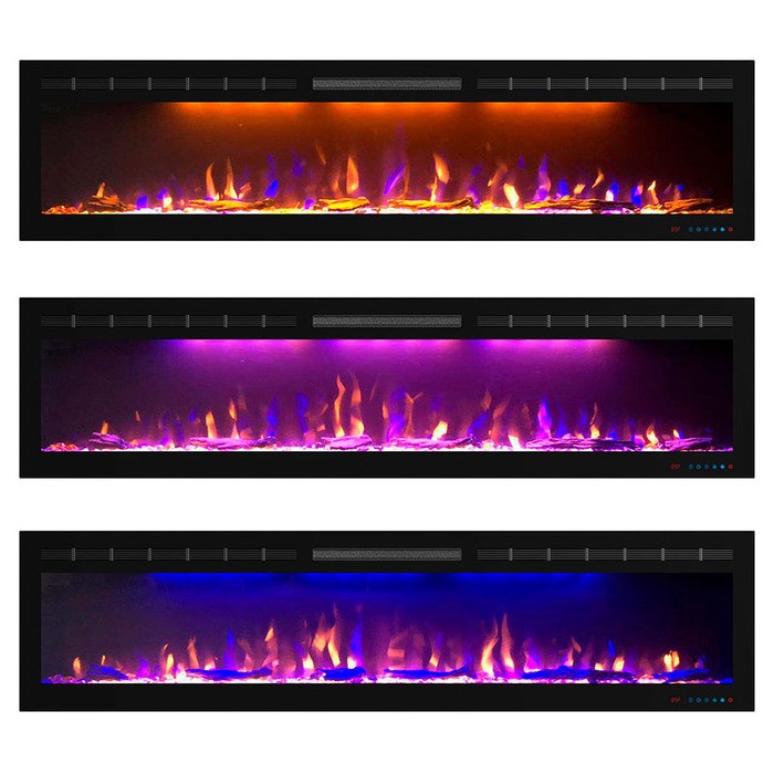 Линейный электрокамин Royal Flame Crystal 72 RF