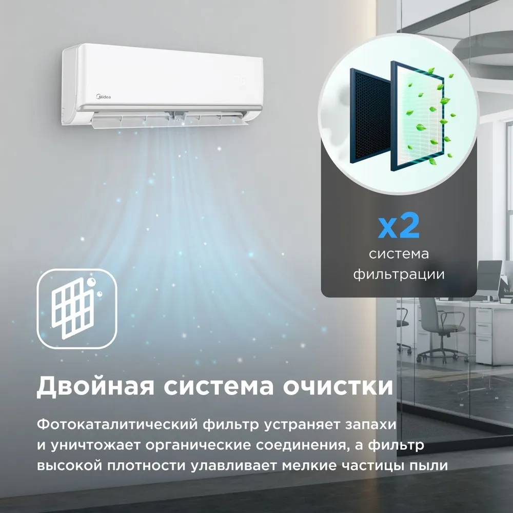 Кондиционер Midea PRIMARY MSAG3-09HRN1-I/MSAG3-09HRN1-O