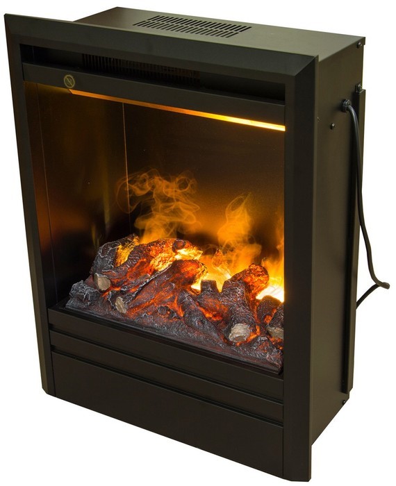Электрокамин с классическим очагом 3D Real-Flame JAZZ STD WT с очагом 3D OLYMPIC