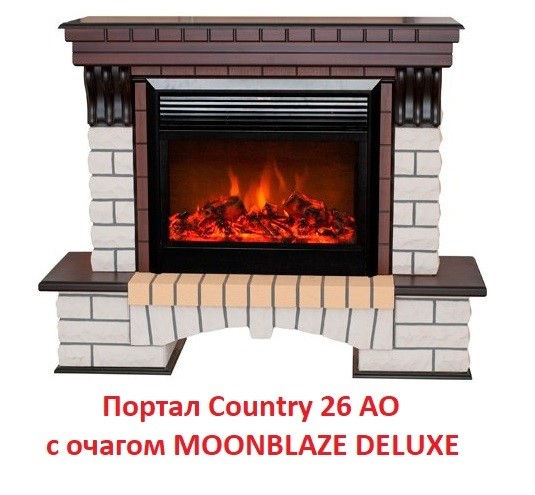 Широкий портал Real-Flame Country 26 AO