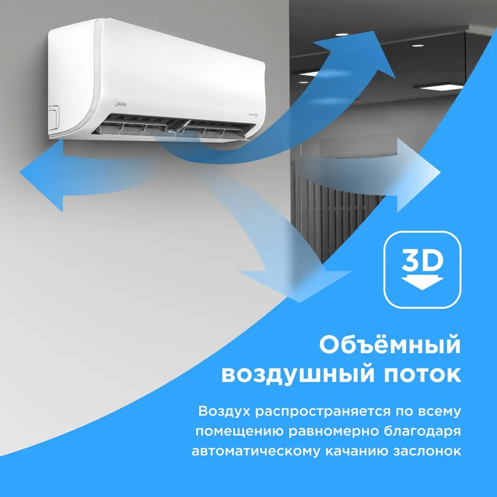 Кондиционер Midea Paramount MSAG1-07N8C2U-I/MSAG1-07N8C2U-O