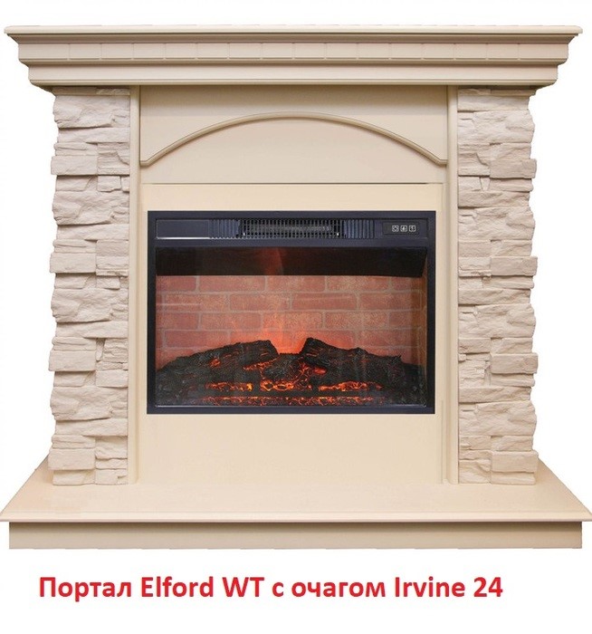 Классический портал для камина Real-Flame Elford STD/EUG WT