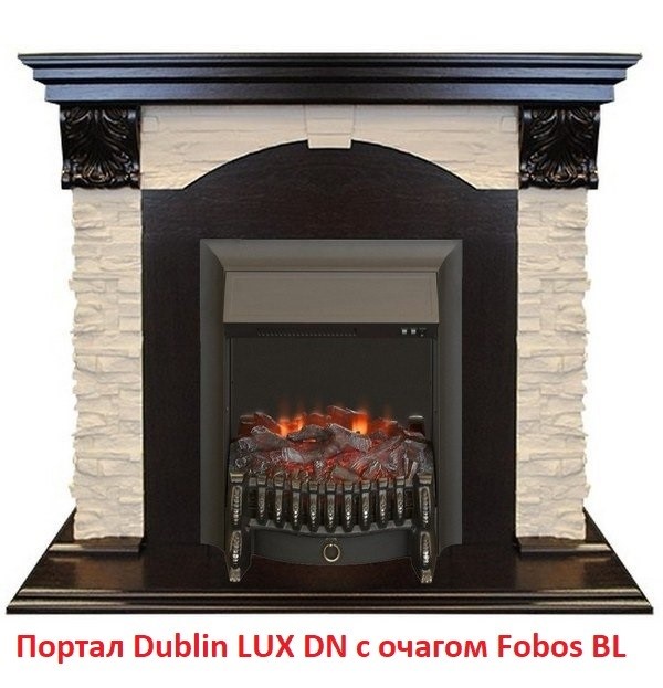 Классический портал для камина Real-Flame Dublin LUX STD/EUG