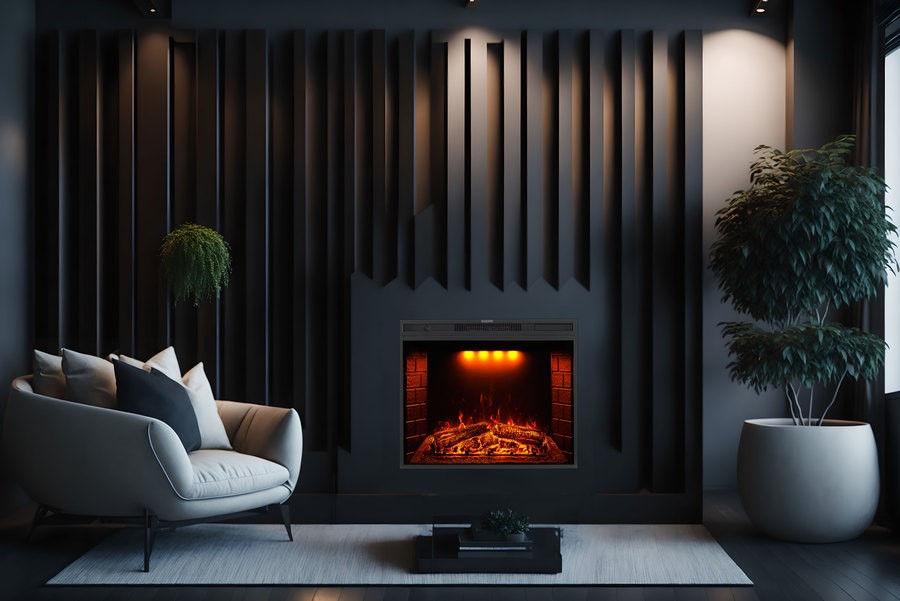Широкий очаг 2D Royal Flame Emerald 23 RF