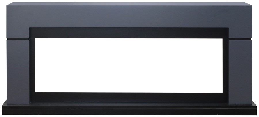 Линейный электрокамин Royal Flame Lindos Graphite Grey 60 (серый графит) с очагом Vision 60 LED