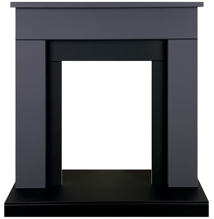 Электрокамин с классическим очагом 2D Royal Flame BERGEN серый графит с очагом Fobos FX M Black/Brass