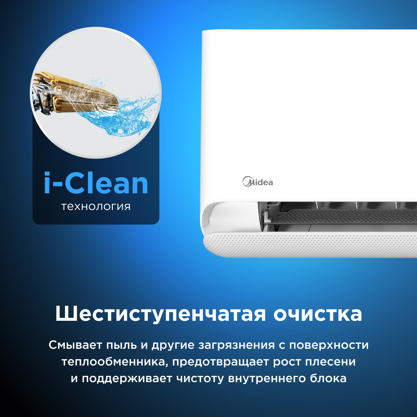 Кондиционер Midea Breezeless E MSFE-12N8D6-I/MSFE-12N8D6-O