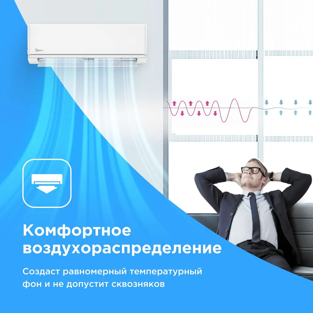 Кондиционер Midea PRIMARY MSAG3-09HRN1-I/MSAG3-09HRN1-O