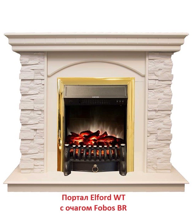 Классический портал для камина Real-Flame Elford STD/EUG WT