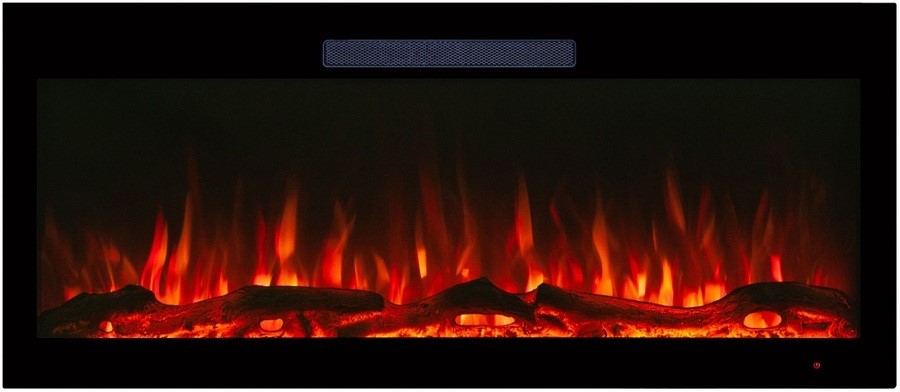 Линейный электрокамин Real-Flame FIERO D42 AO с очагом DIAMOND 42