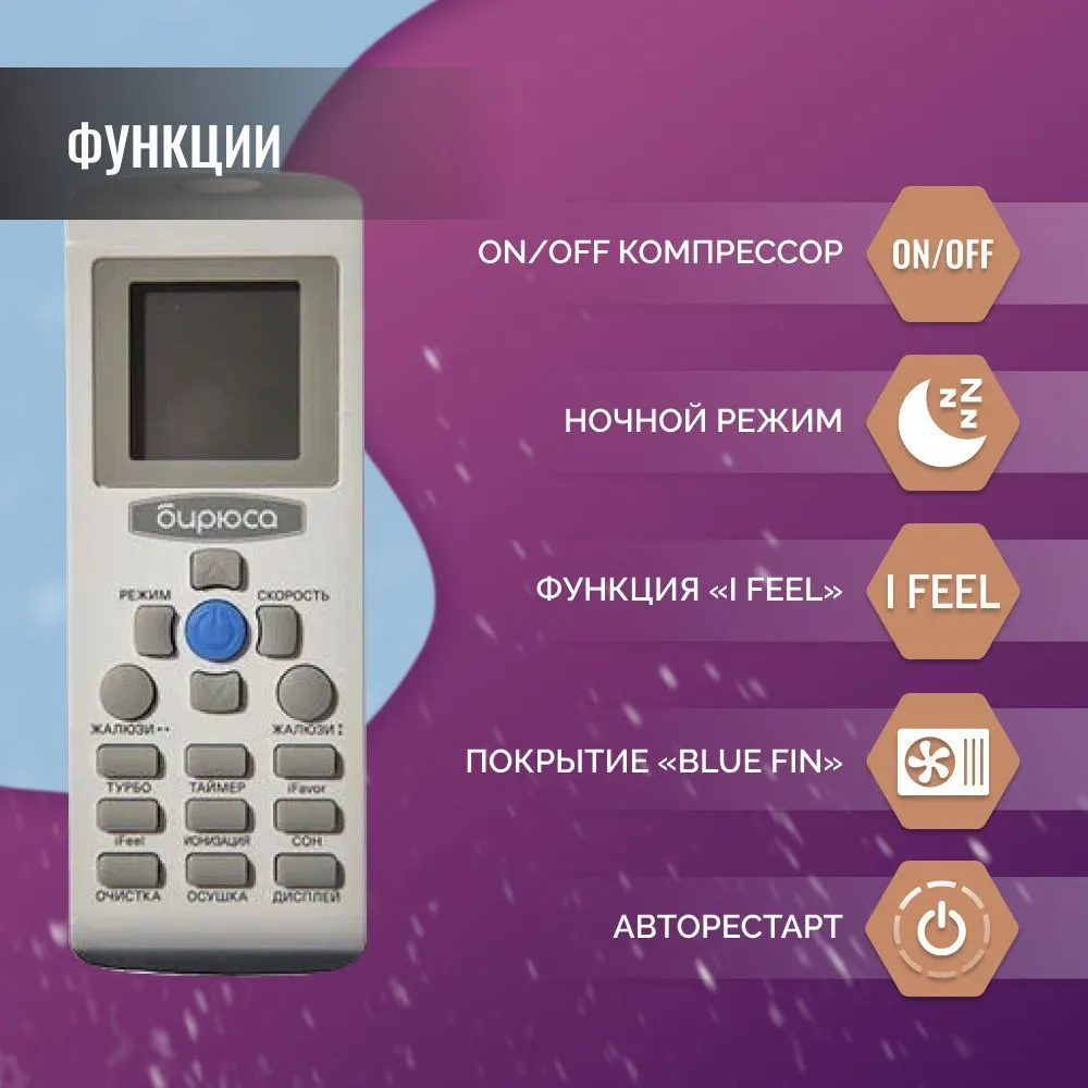 Кондиционер Бирюса Dream B-12DPR/B-12DPQ