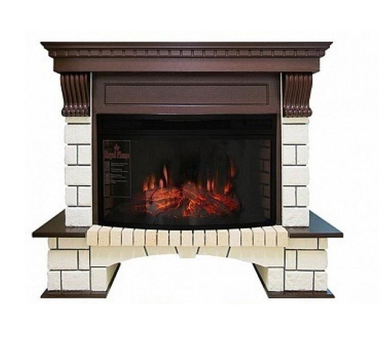 Широкий очаг 2D Royal Flame Dioramic 33 LED FX