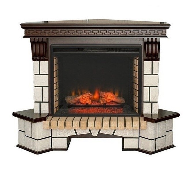 Угловой широкий портал Real-Flame STONE NEW CORNER 26/HL