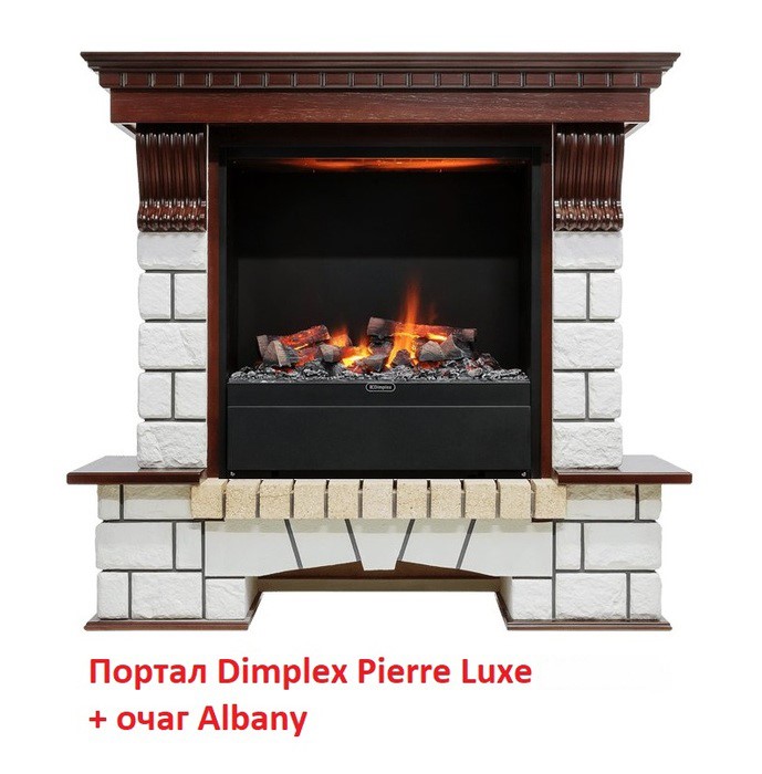 Широкий портал Dimplex Pierre Luxe Albany