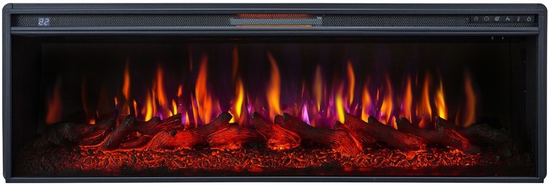Электрокамин с широким очагом 2D InterFlame Норд с очагом FreeSpace 50 LED FX QZ
