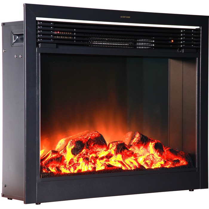 Широкий очаг 2D InterFlame Jupiter FX M Black