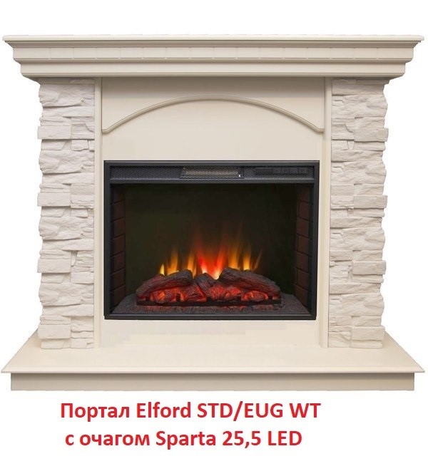 Классический портал для камина Real-Flame Elford STD/EUG WT