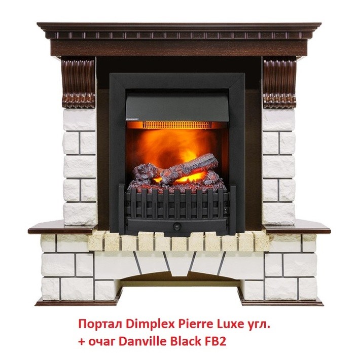 Угловой классический портал Dimplex Pierre Luxe угл. (для классика Opti-Myst, Optiflame)