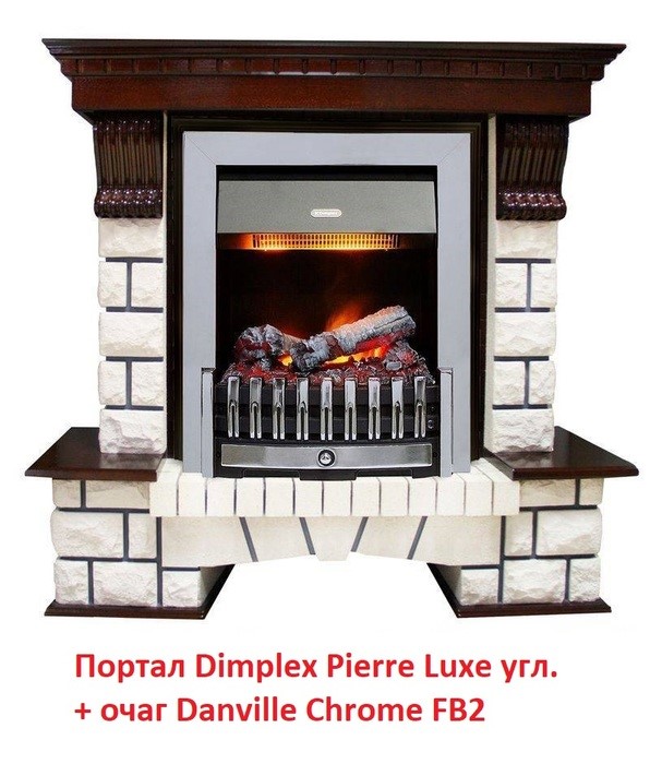 Угловой классический портал Dimplex Pierre Luxe угл. (для классика Opti-Myst, Optiflame)
