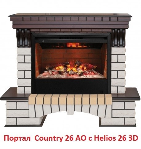 Широкий портал Real-Flame Country 26 AO