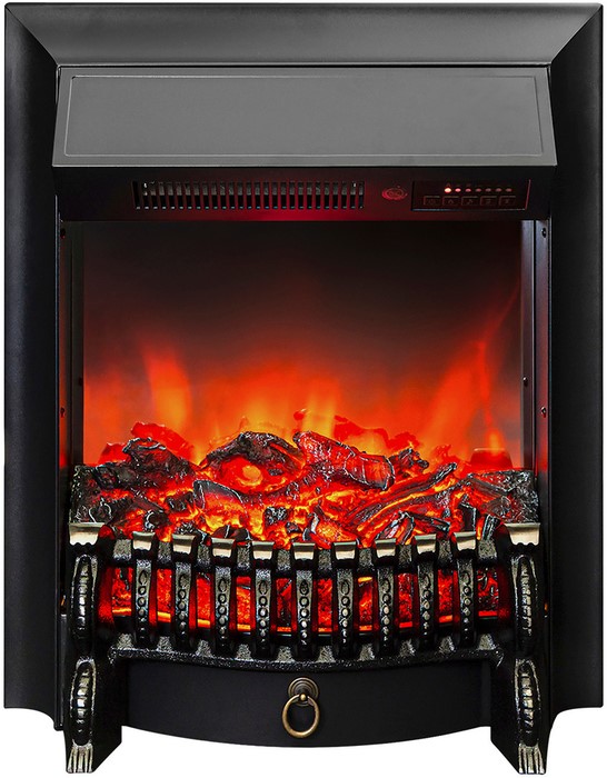 Электрокамин с широким очагом 2D Real-Flame JACOMO STD PN с очагом Fobos/Majestic BL/BR RC