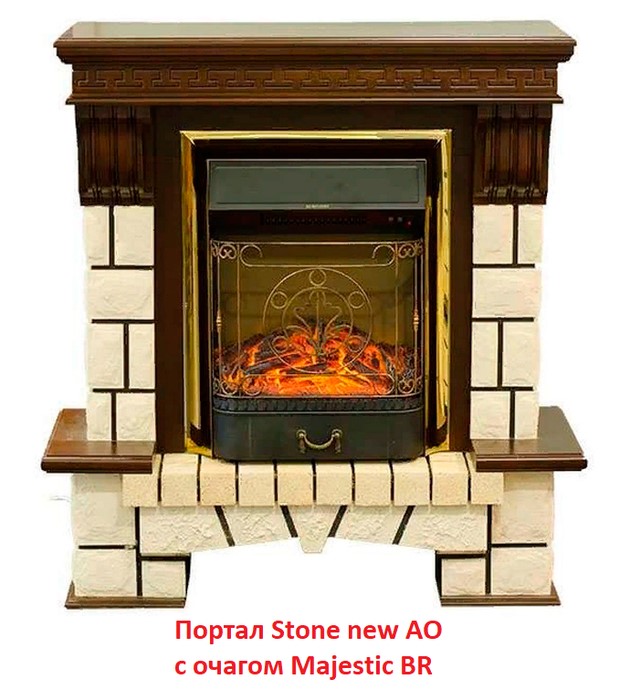 Классический портал для камина Real-Flame Stone new STD/EUG AO (DN)