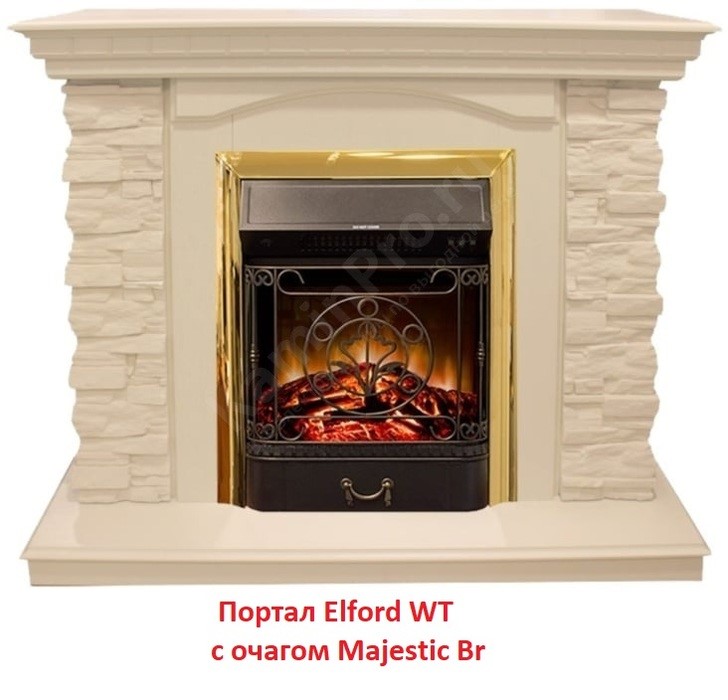 Классический портал для камина Real-Flame Elford STD/EUG WT