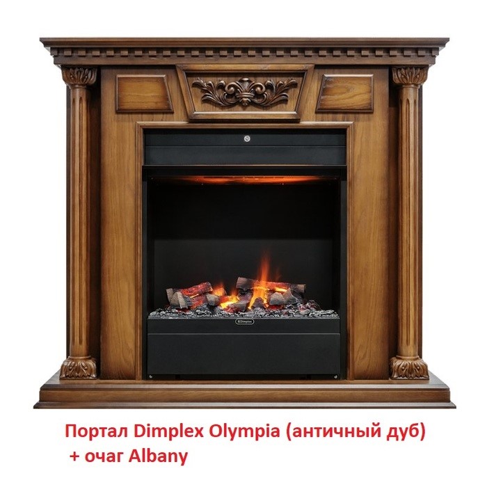 Широкий портал Dimplex Olympia Дуб античный