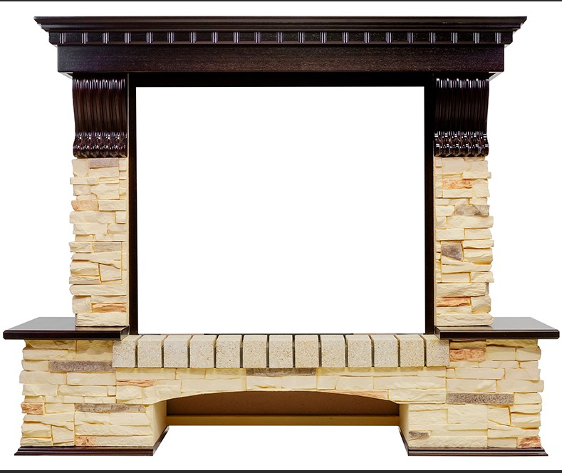 Широкий портал Dimplex Pierre Luxe сланец (универсальный) (Symphony 2608/Symphony 2624L)