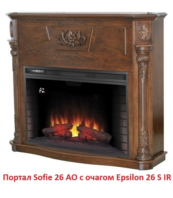 Широкий очаг 2D Real-Flame Epsilon 26 S IR