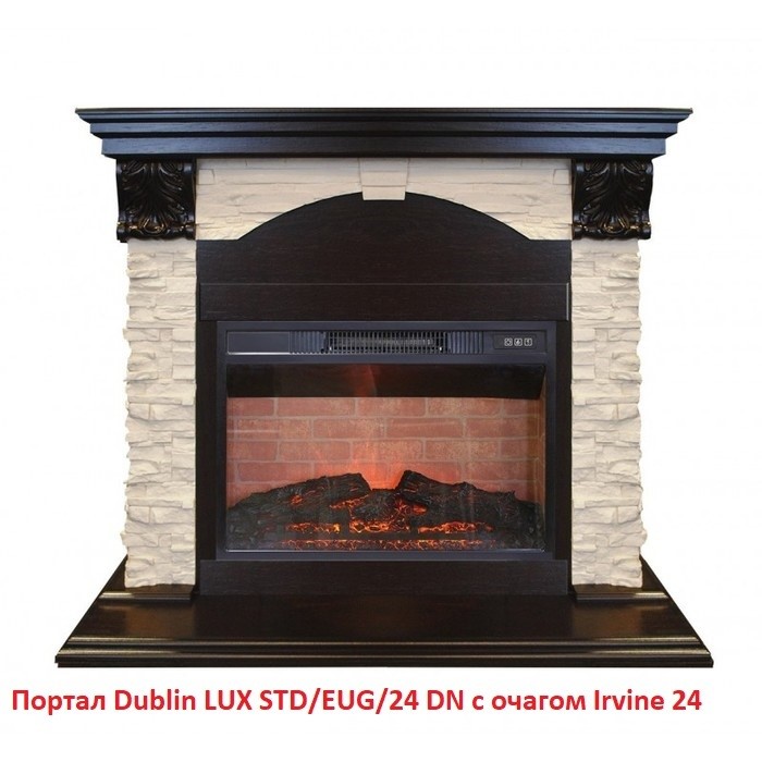 Классический портал для камина Real-Flame Dublin LUX STD/EUG