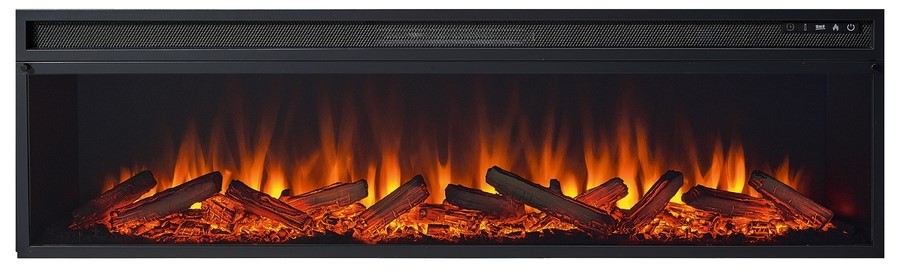 Линейный электрокамин Royal Flame Ellips 60 с очагом Vision 60 LOG LED
