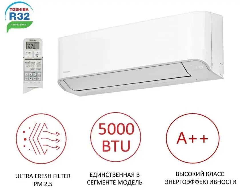 Кондиционер Toshiba Seiya RAS-B13CKVG-EE/RAS-13CAVG-EE