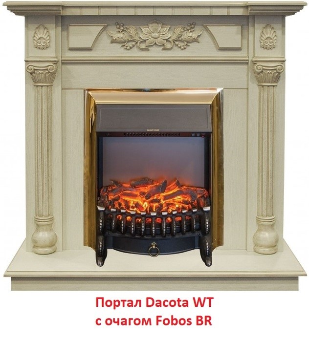 Классический портал для камина Real-Flame Dacota STD/EUG WT