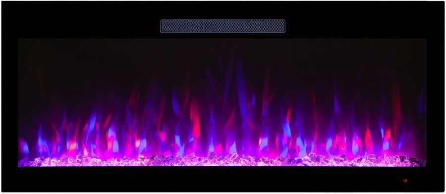 Линейный электрокамин Real-Flame FIERO D42 AO с очагом DIAMOND 42