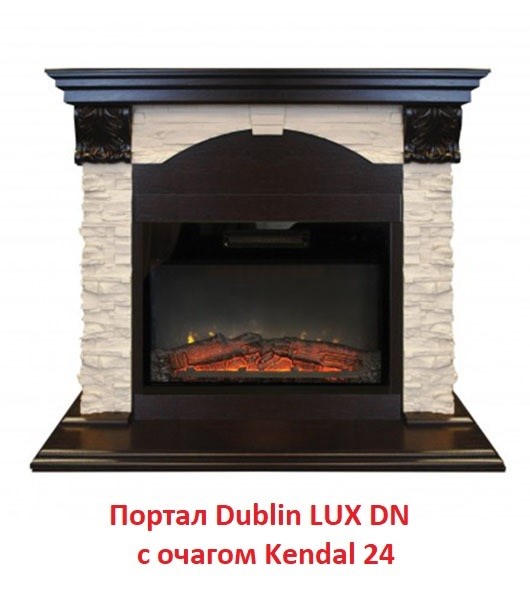Классический портал для камина Real-Flame Dublin LUX STD/EUG