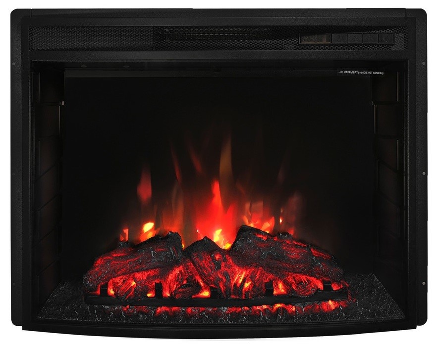 Электрокамин с широким очагом 2D Real-Flame Canada 25,5 WT Light с очагом Evrika 25,5