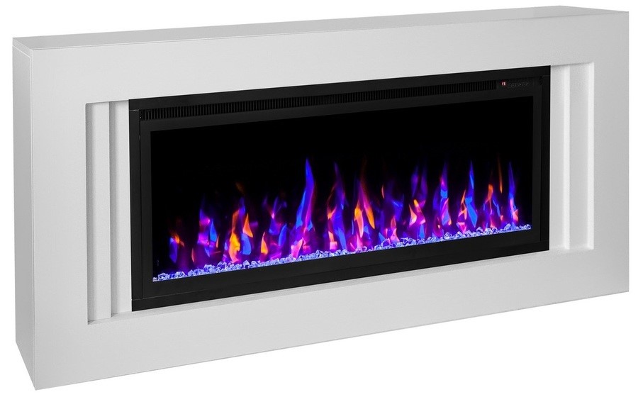 Электрокамин с широким очагом 3D Real-Flame Stockholm 42 WT-P591/WT-P511 с очагом Saphir 42