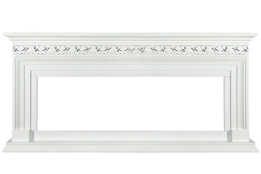 Линейный электрокамин Royal Flame Valletta 60 (белый) с очагом Vision 60 LED