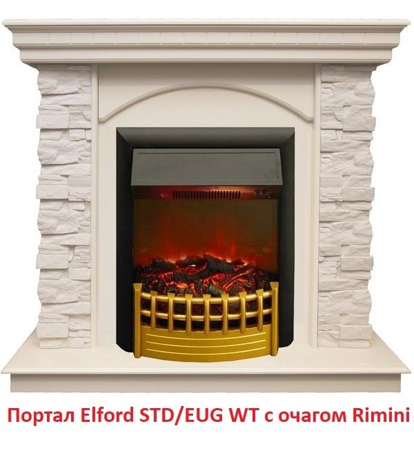 Классический портал для камина Real-Flame Elford STD/EUG WT