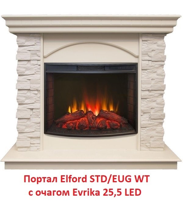 Классический портал для камина Real-Flame Elford STD/EUG WT