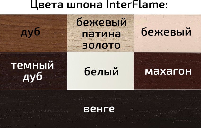 Каменный камин (портал+очаг) InterFlame Exter / Экстер с очагом Jupiter FX M Brass/Black