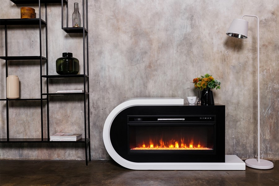 Линейный электрокамин Royal Flame Basel L с очагом Vision 60 LED