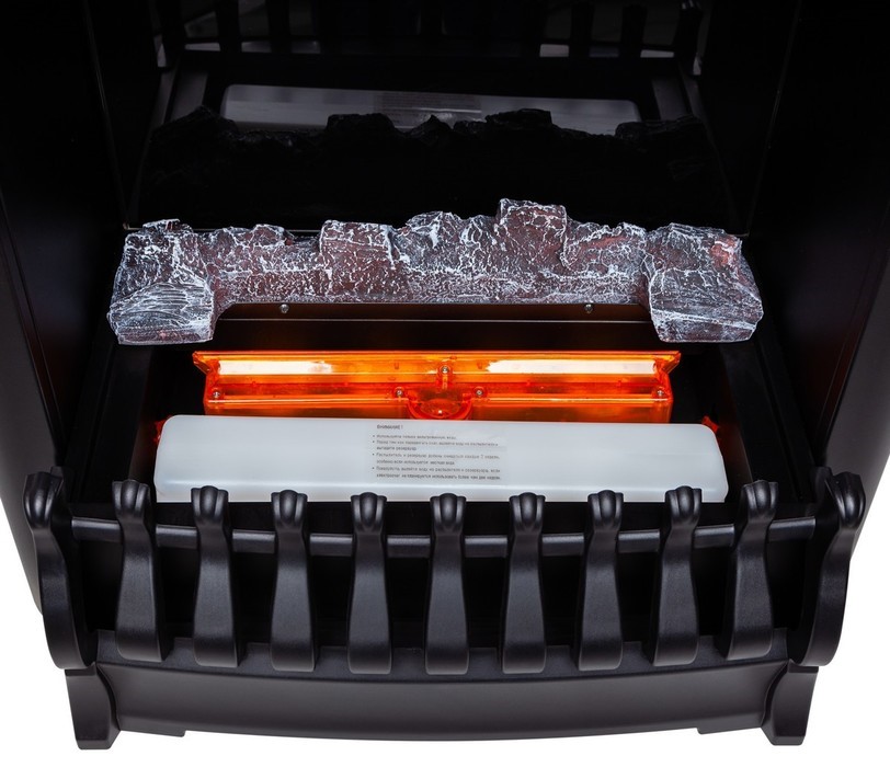 Электрокамин с классическим очагом 3D Real-Flame JAZZ STD WT с очагом 3D OREGAN