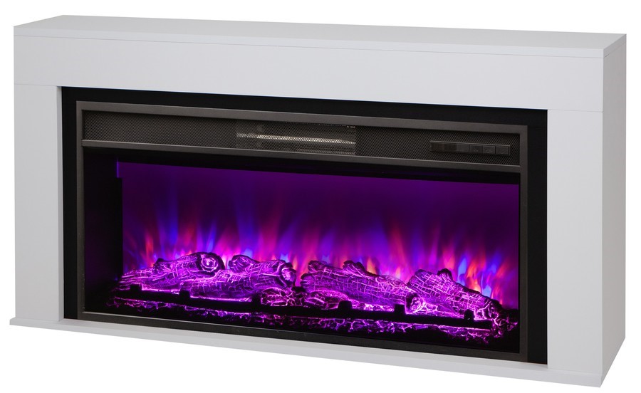Электрокамин с широким очагом 2D Real-Flame Orion 36 WT с очагом Joker 36