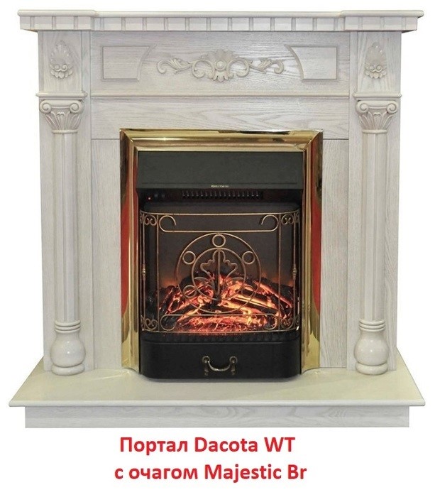 Классический портал для камина Real-Flame Dacota STD/EUG WT