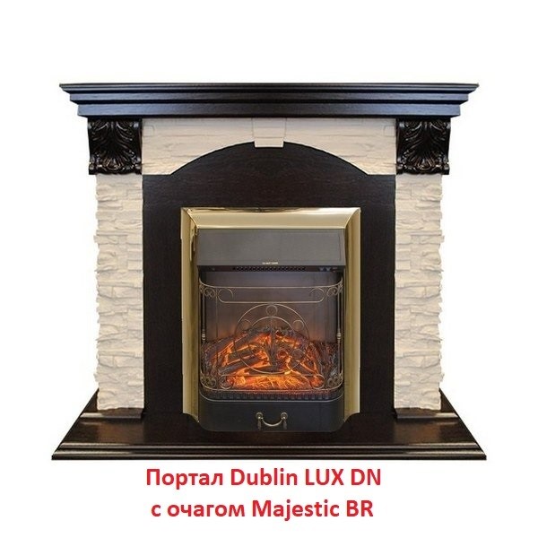Классический портал для камина Real-Flame Dublin LUX STD/EUG