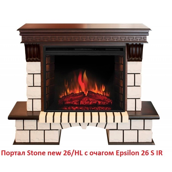 Широкий очаг 2D Real-Flame Epsilon 26 S IR